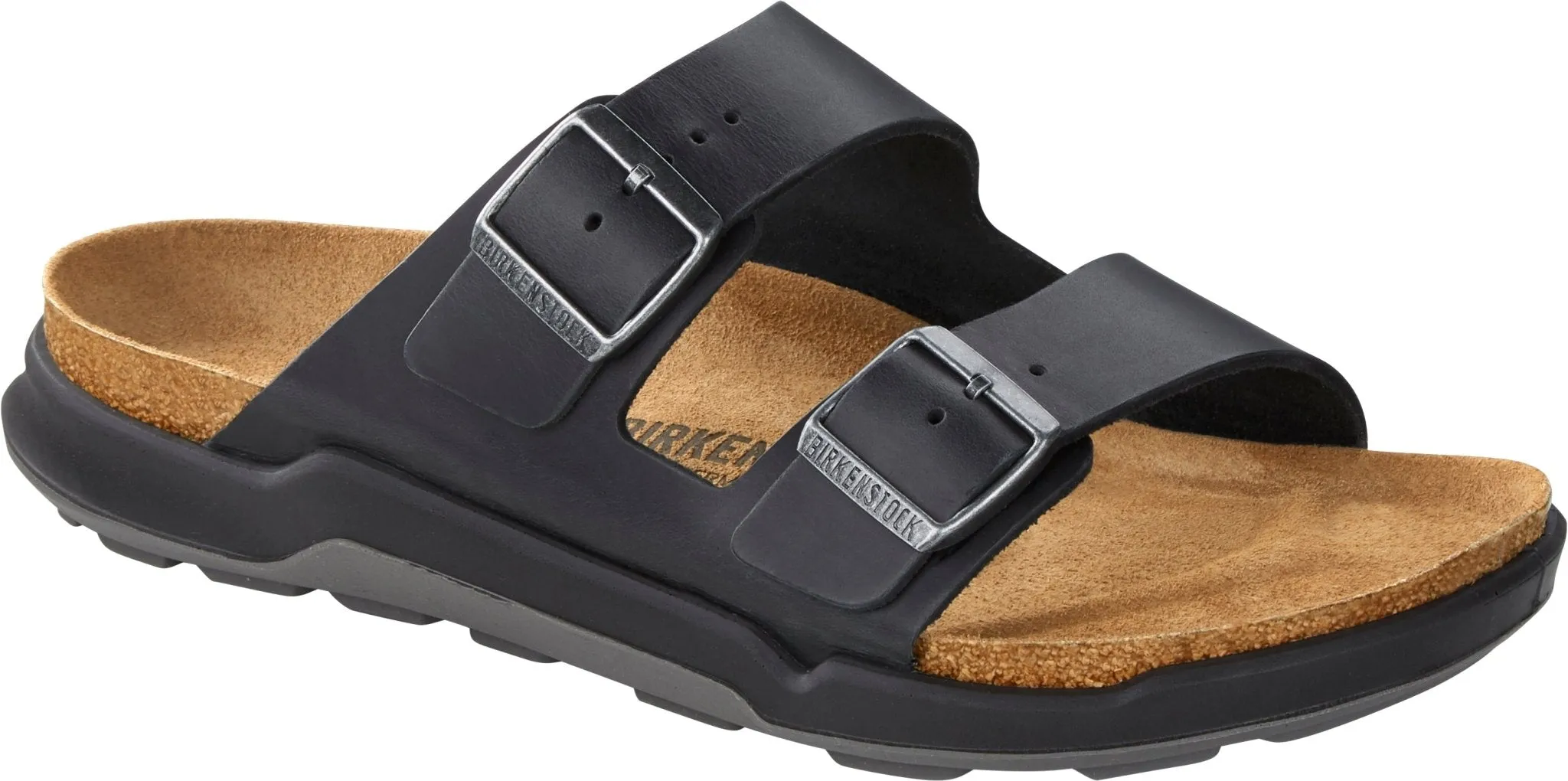 Birkenstock Arizona Rugged Crosstown Black Oiled Leather