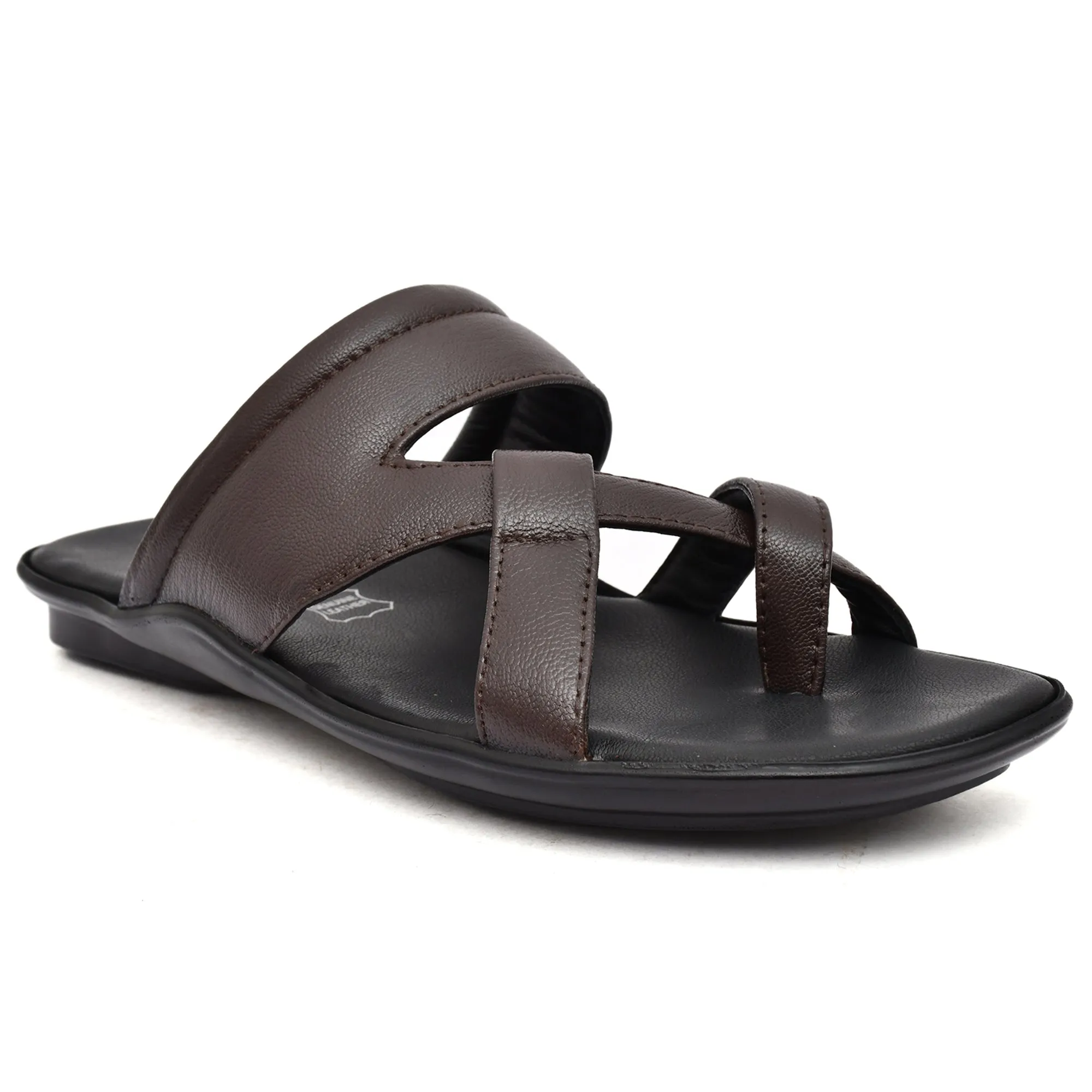 Comfortable and Stylish Bordo Leather Slippers for Men