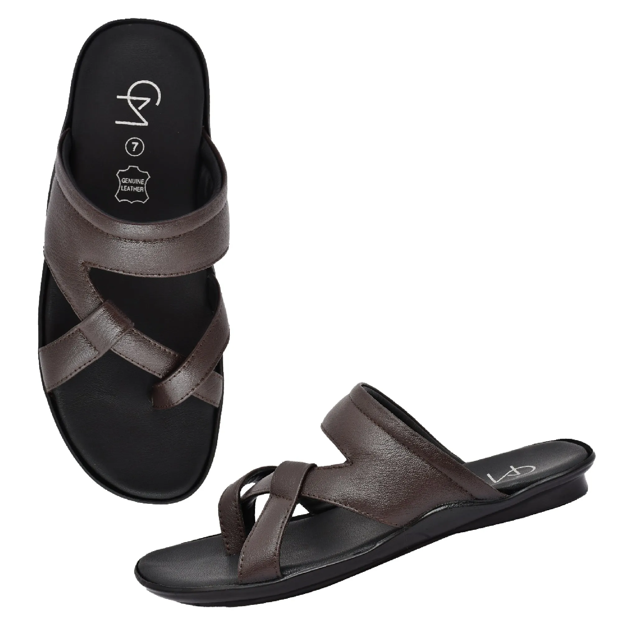 Comfortable and Stylish Bordo Leather Slippers for Men