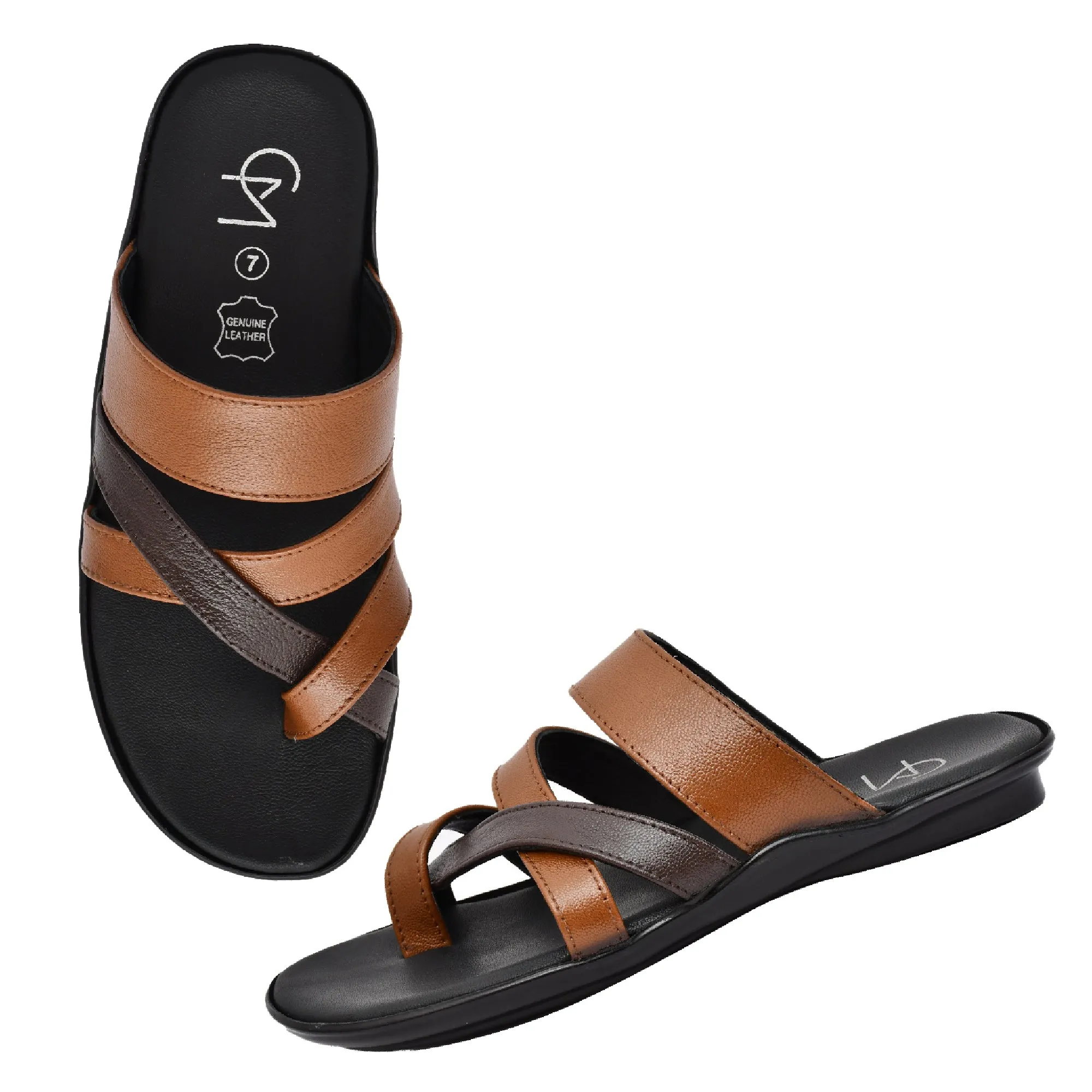 Comfortable and Stylish Leather Slippers by Country Maddox