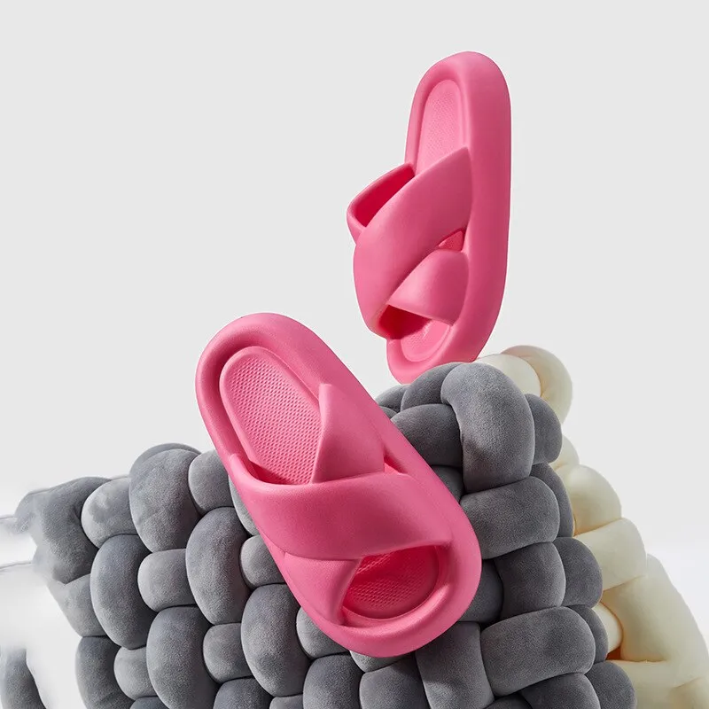 Criss Cross Summer Slippers for Women
