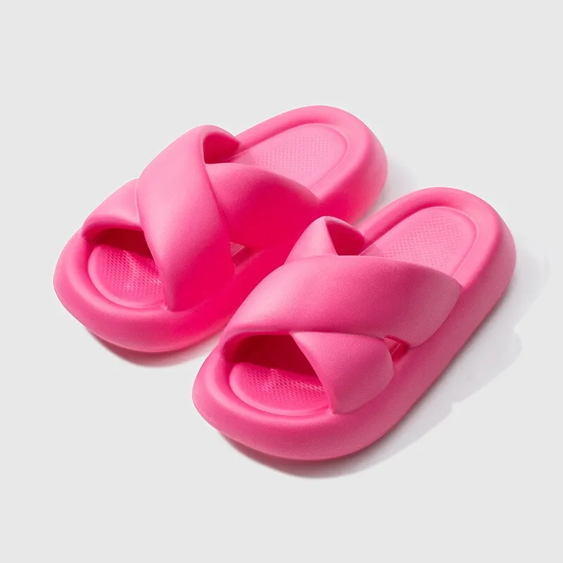 Criss Cross Summer Slippers for Women
