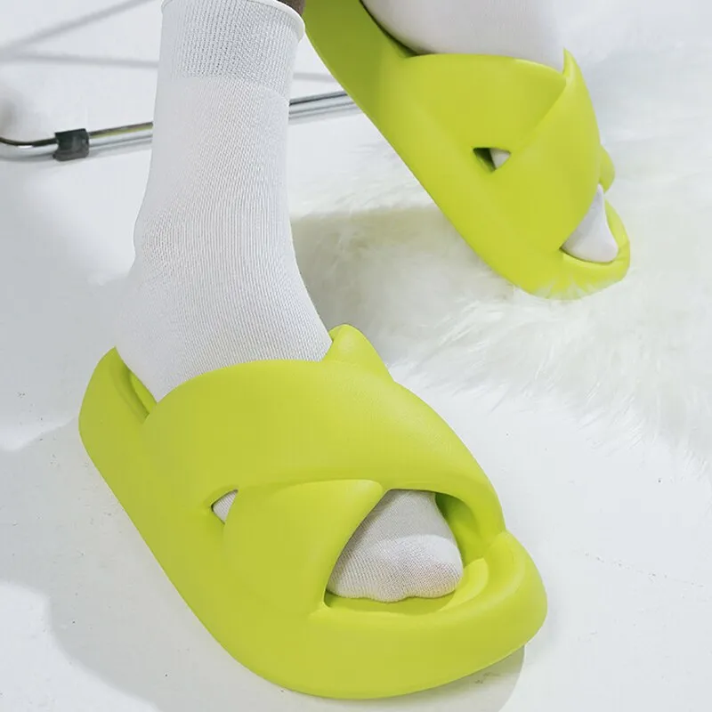 Criss Cross Summer Slippers for Women