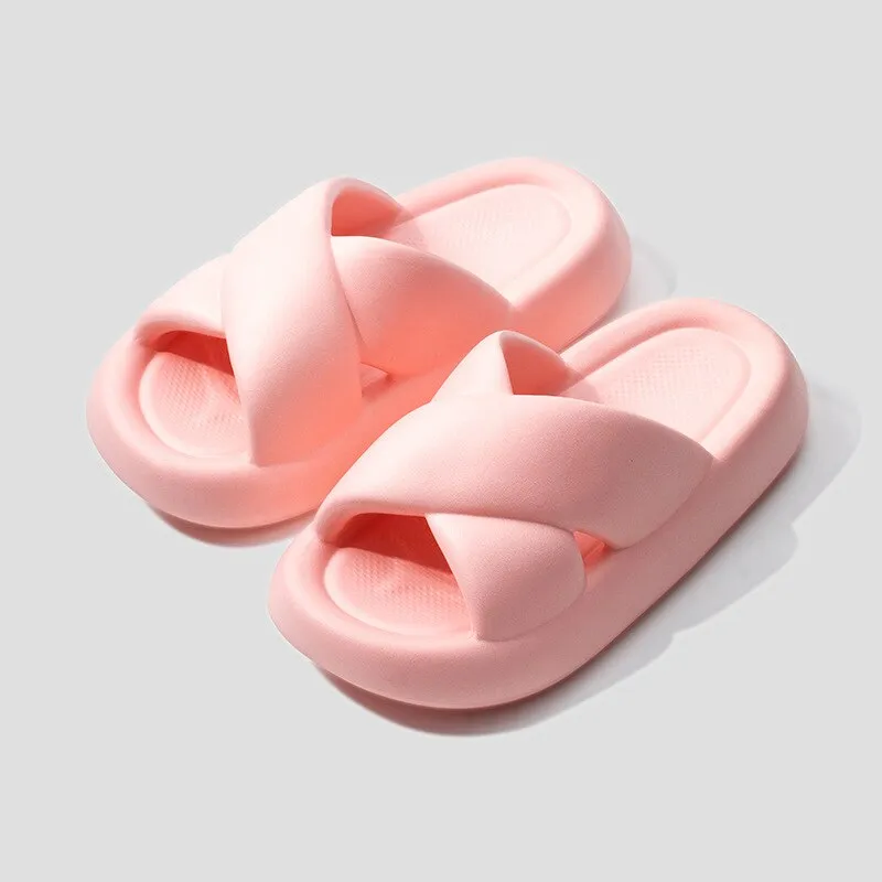 Criss Cross Summer Slippers for Women