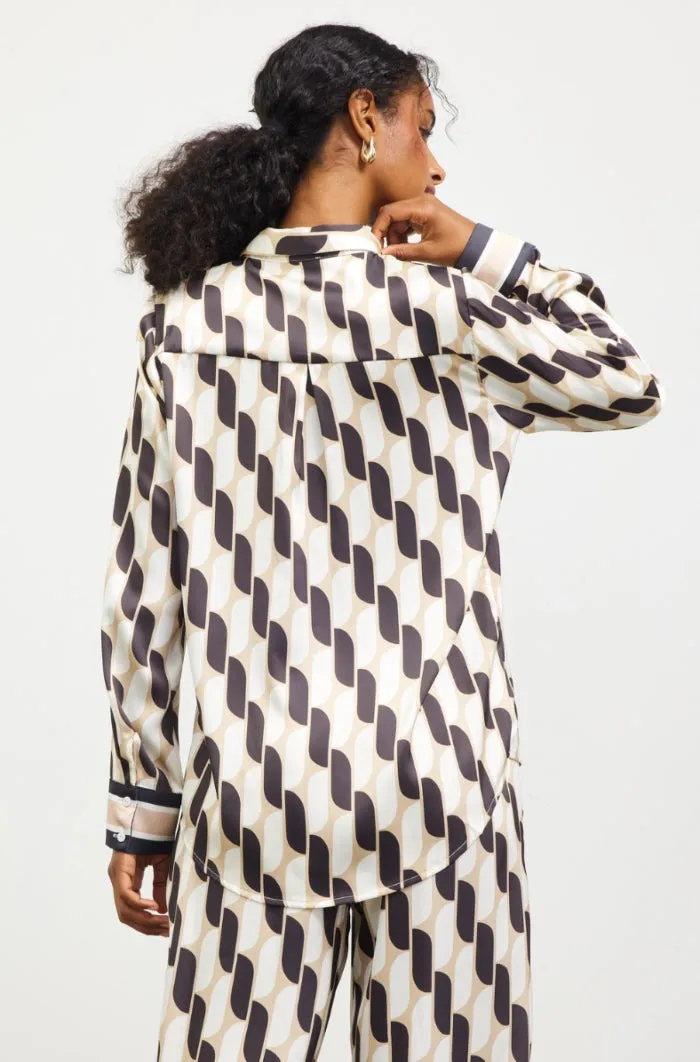 Printed Button Down Shirt