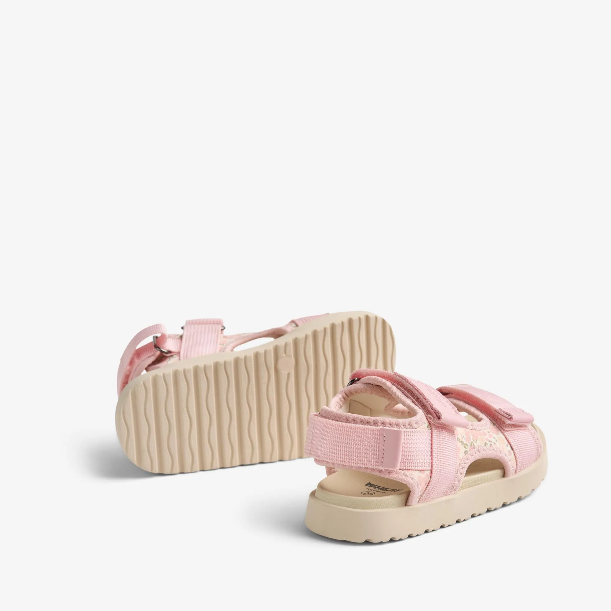 Sandal Mandy - ivory flower meadow