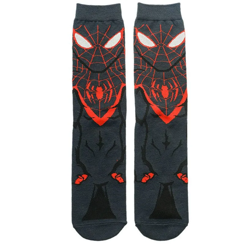 Street Style Cartoon Print Casual Socks Set